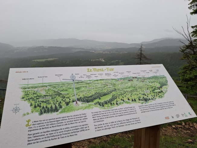 Au sommet du mont Fier