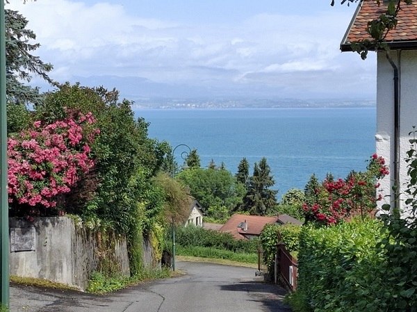 beaux dénivelés et hauteurs d'Evian